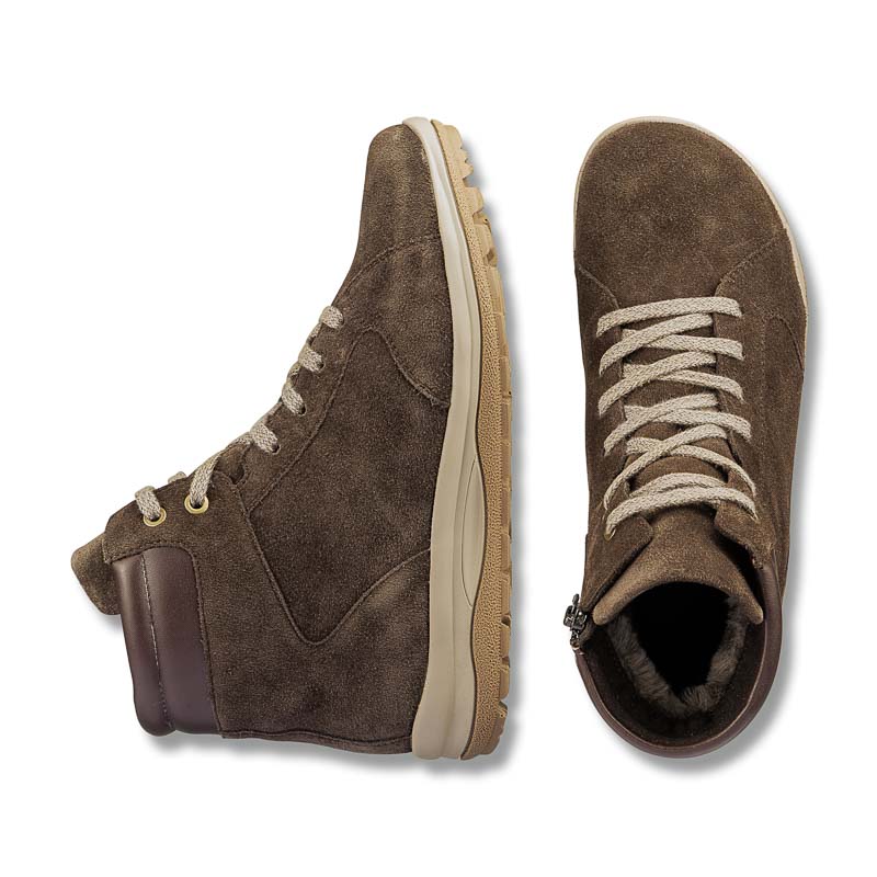 Chaussures de confort Helvesko : modle Merle, marron Image 2