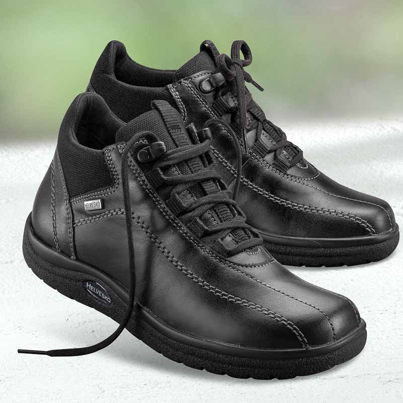 Chaussure confort Helvesko : LOUIS, noir (cuir nappa)