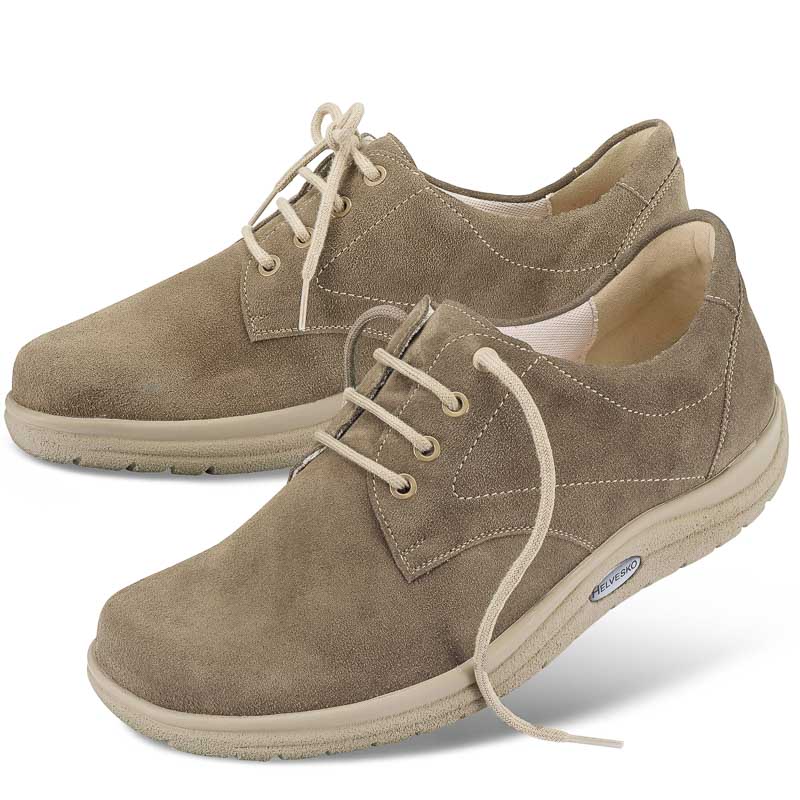 Chaussures de confort Helvesko : modle York, naturel