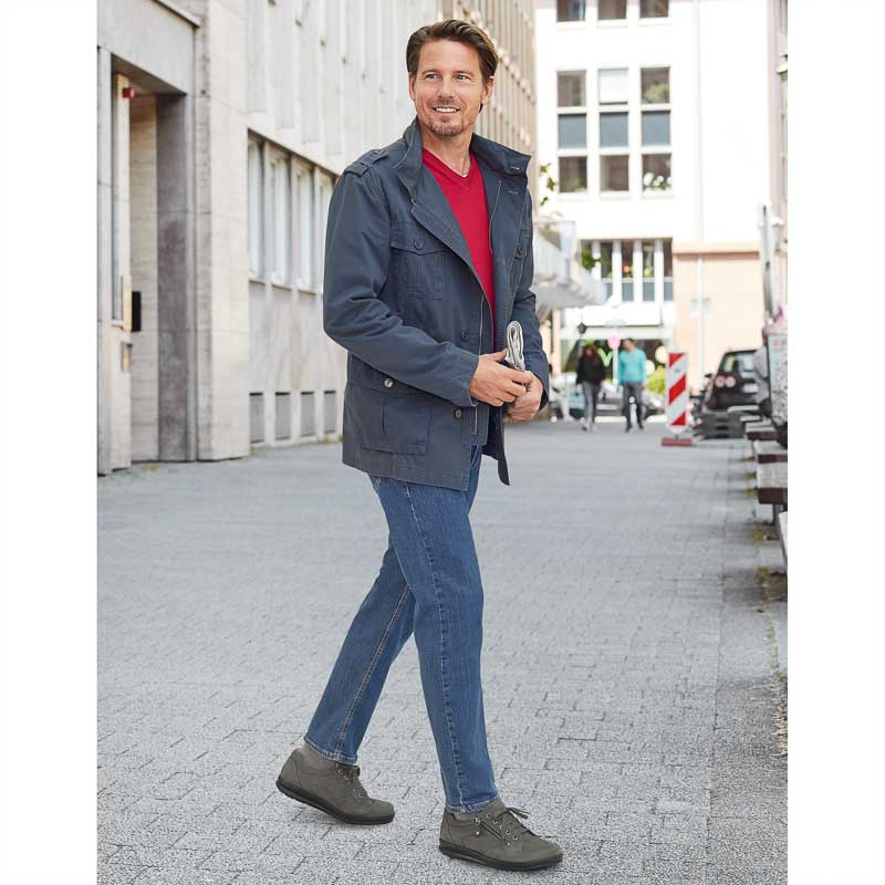 Chaussures de confort Helvesko : mod�le Benno, gris Image 3