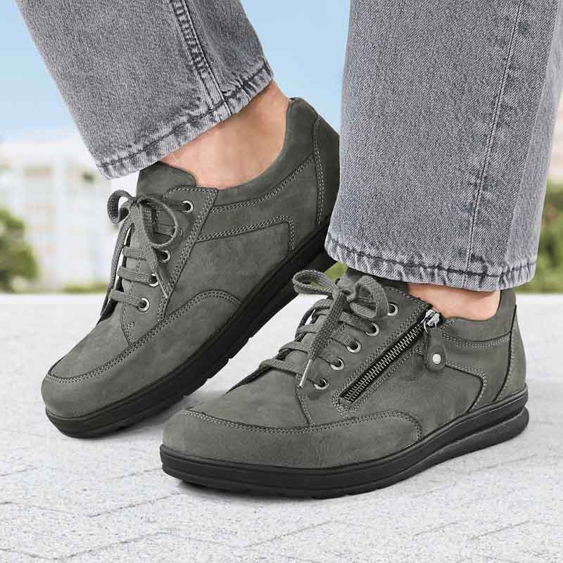 Chaussures de confort Helvesko : mod�le Benno, gris Image 4