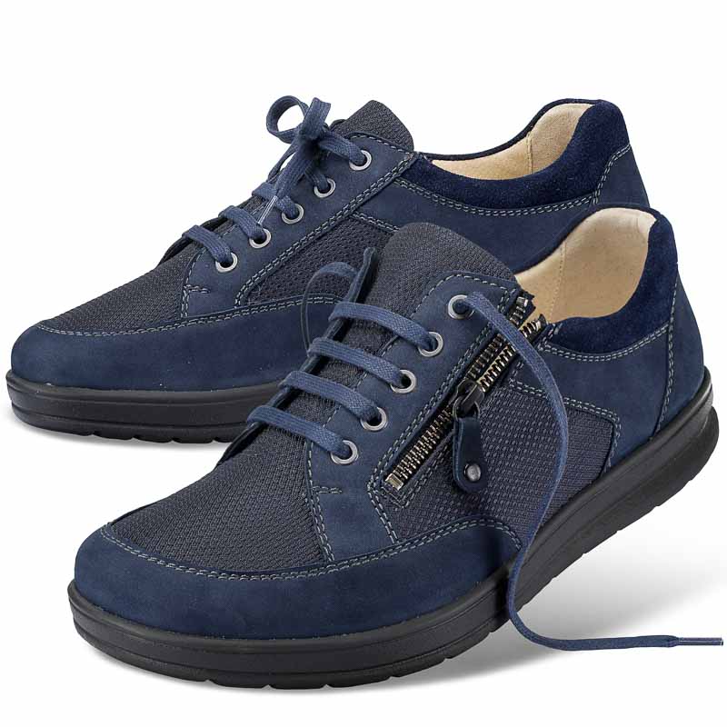 Chaussures de confort Helvesko : modle Benno, bleu