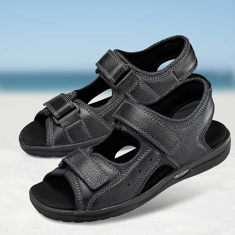 Chaussures de confort Helvesko : modèle Ottmar, noir