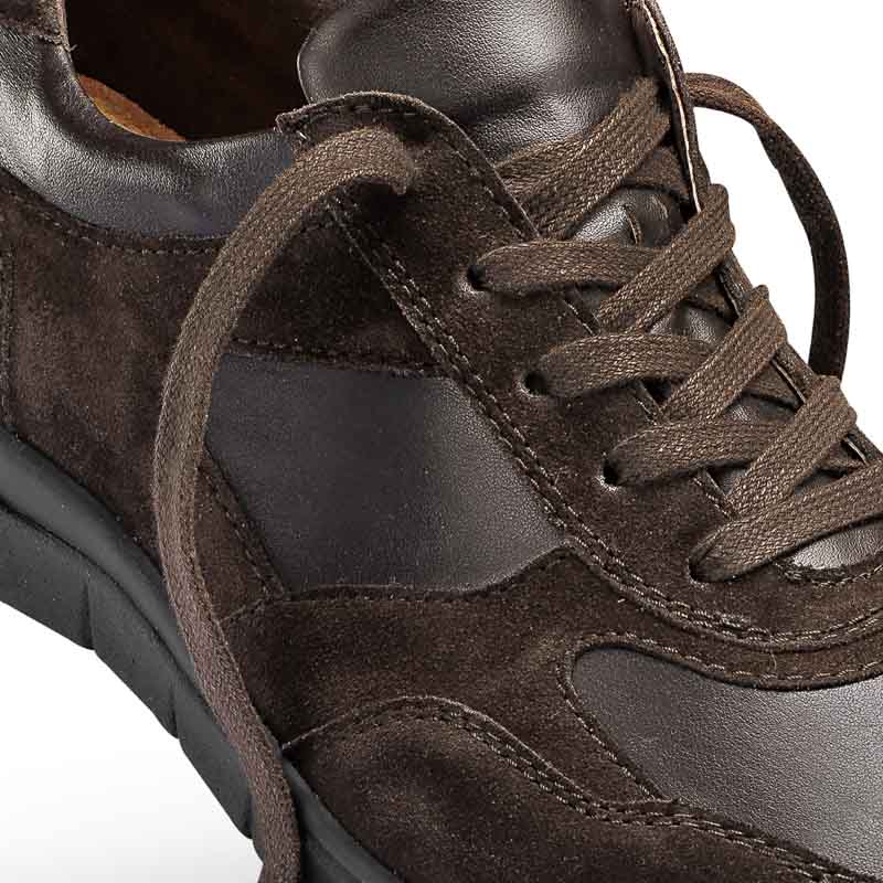 Chaussures de confort Helvesko : modle Liam, marron fonc Image 4