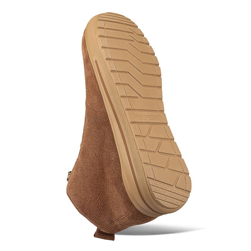 Chaussures de confort Helvesko : modle Nicolette, marron Image 3