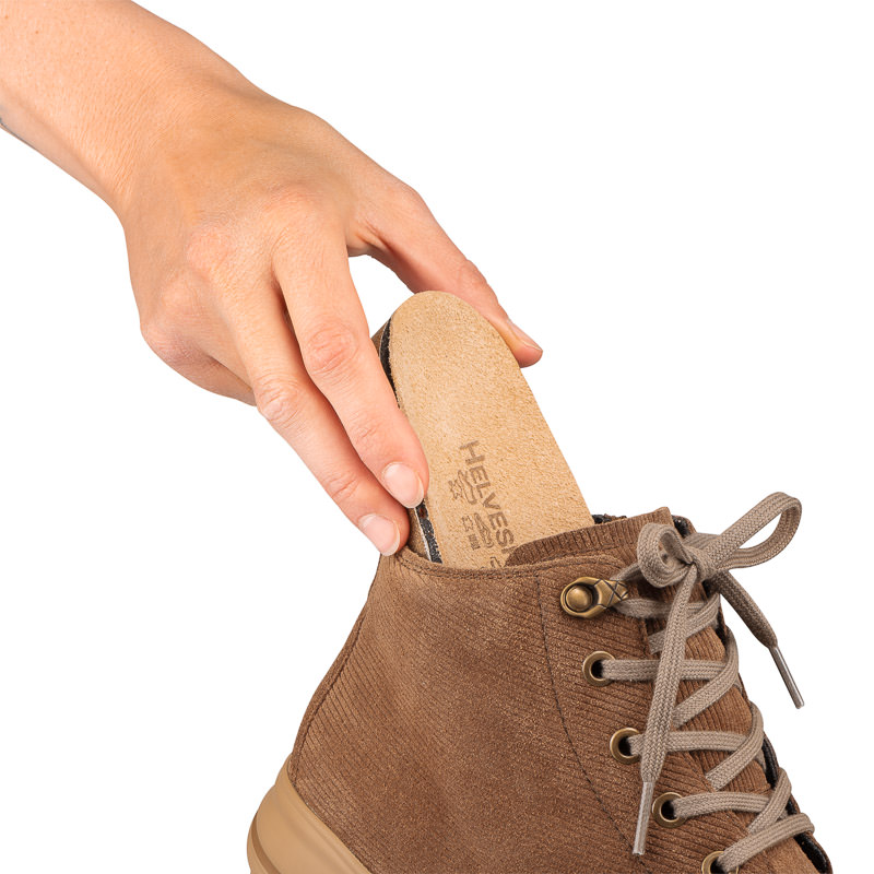 Chaussures de confort Helvesko : modle Nicolette, marron Image 4