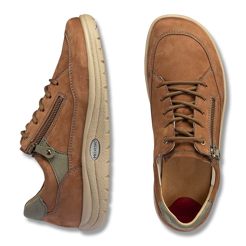 Chaussures de confort Helvesko : modle Elmar, marron Image 2