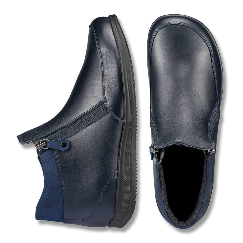 Chaussures de confort Helvesko : modle Renate, bleu fonc Image 2