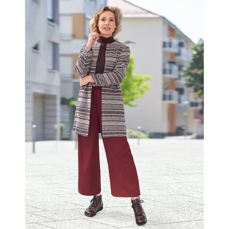Chaussures de confort Helvesko : modle Barbara, aubergine Image 3