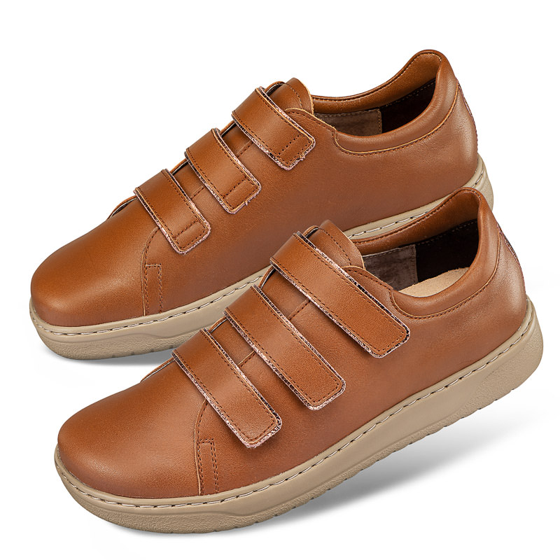 Chaussures de confort Helvesko : mod�le Daniela, marron