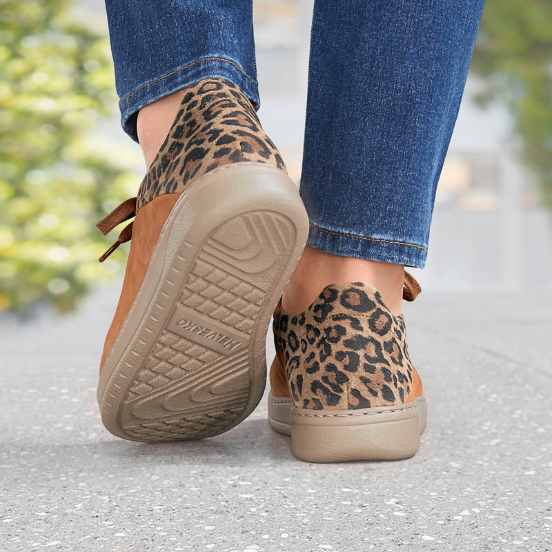 Chaussures de confort Helvesko : mod�le Beate, marron Image 4