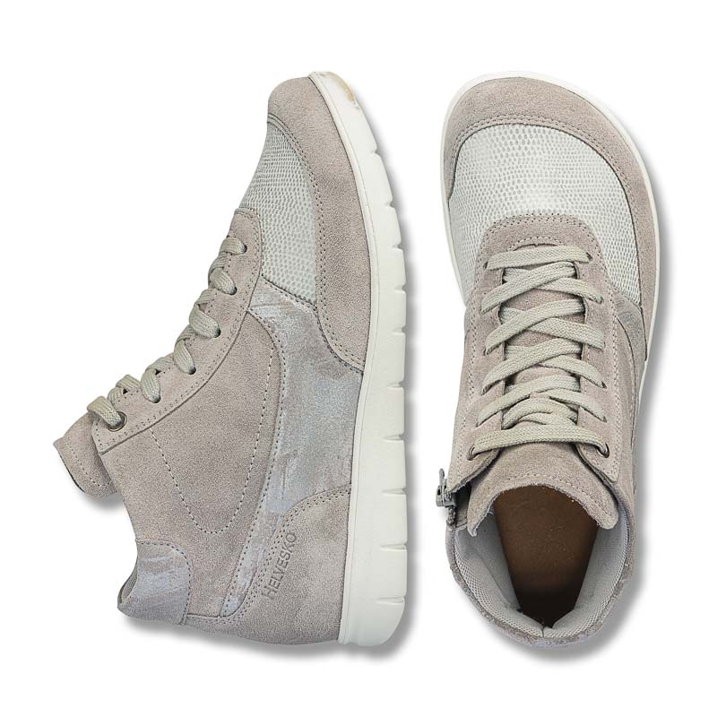 Chaussures de confort Helvesko : modle Liane, gris clair Image 2