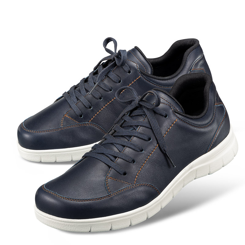 Chaussures de confort Helvesko : mod�le Andreas, bleu fonc�