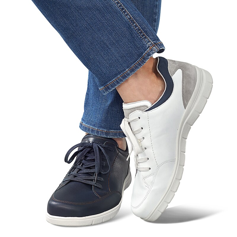 Chaussures de confort Helvesko : mod�le Andreas, bleu fonc� Image 4