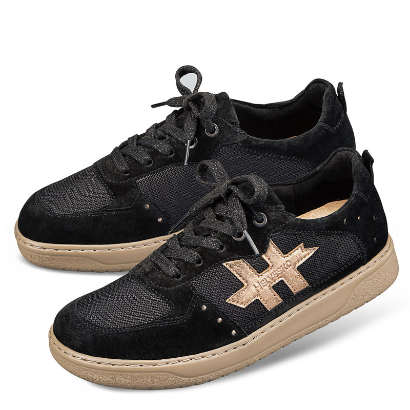 Chaussures de confort Helvesko : mod�le Fame, noir
