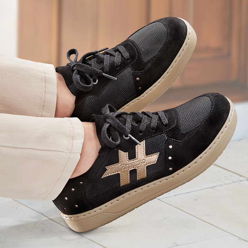 Chaussures de confort Helvesko : mod�le Fame, noir Image 4