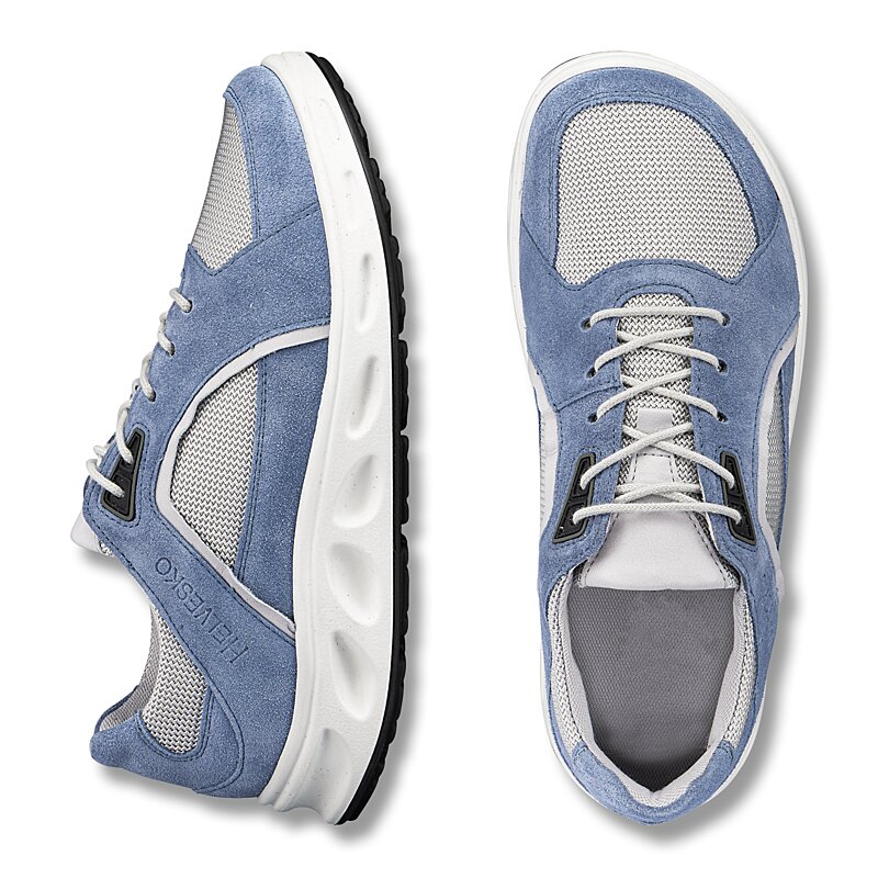 Chaussures de confort Helvesko : mod�le Wave, coloris jean Image 2