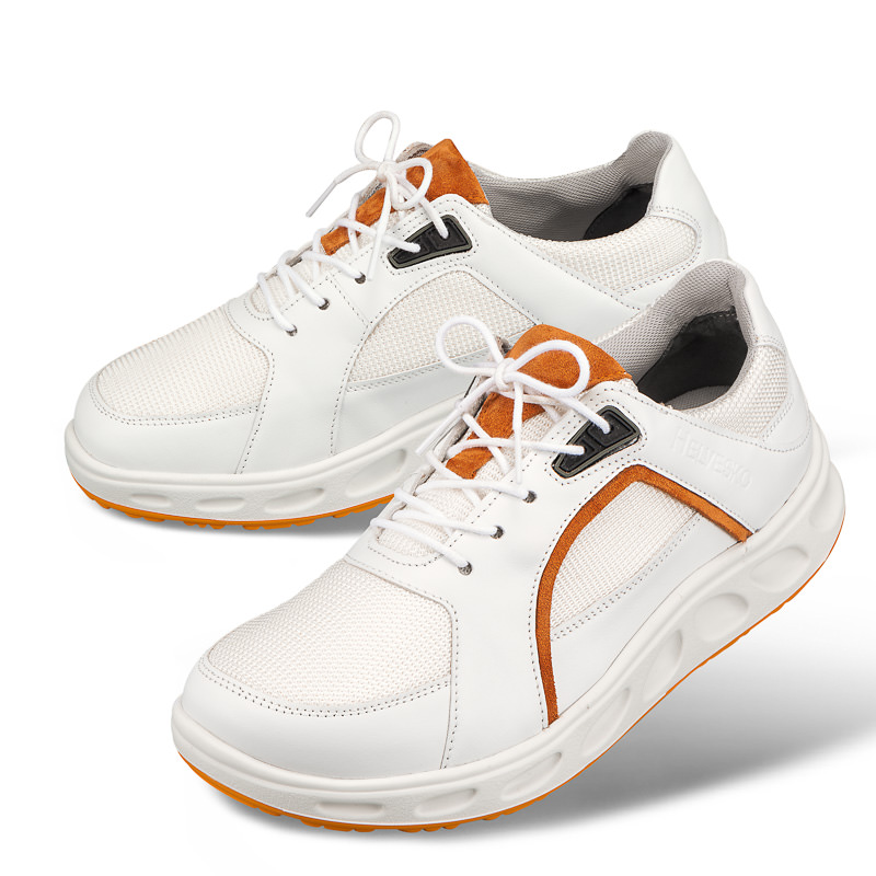 Chaussures de confort Helvesko : mod�le Wave, blanc