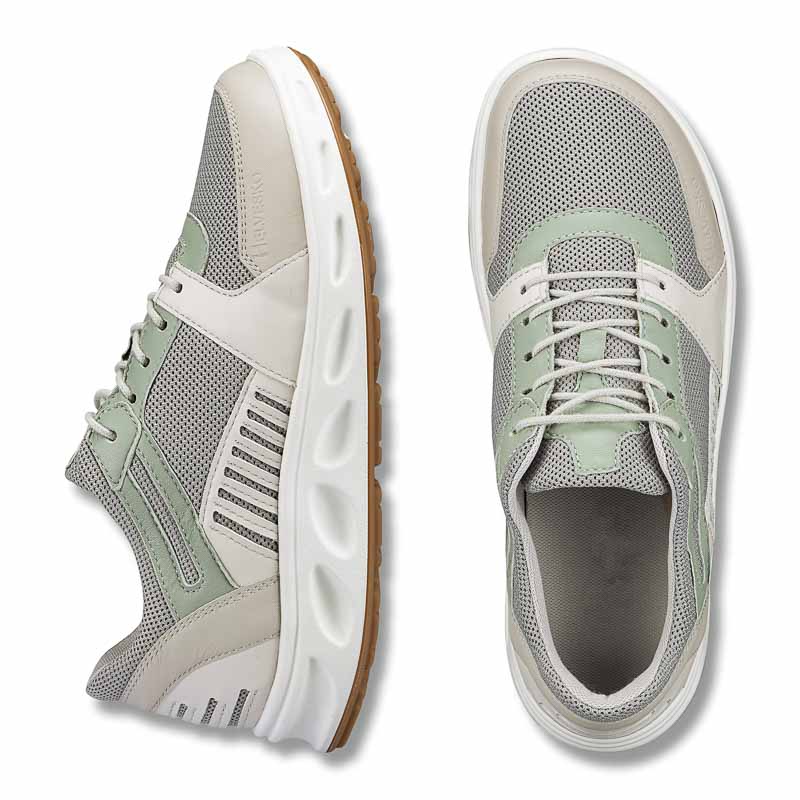 Chaussures de confort Helvesko : mod�le Jet, gris/menthe Image 2