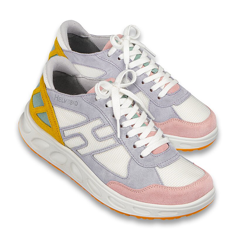 Chaussures de confort Helvesko : mod�le Move, blanc multi