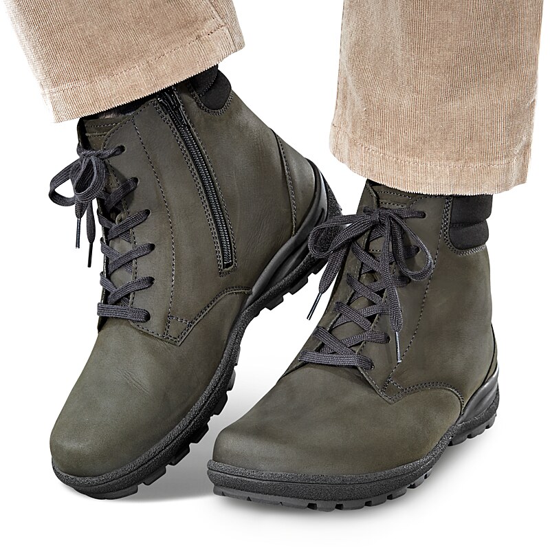 Chaussures de confort Helvesko : mod�le Jack, olive Image 3