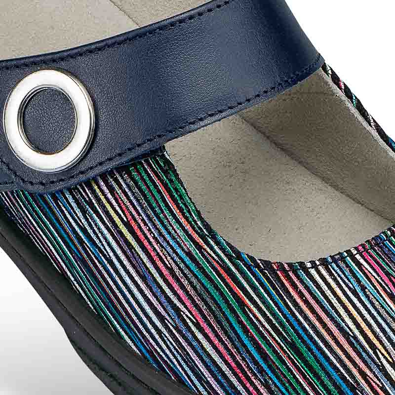 Chaussure confort Helvesko : NINA, bleu multi Image 3