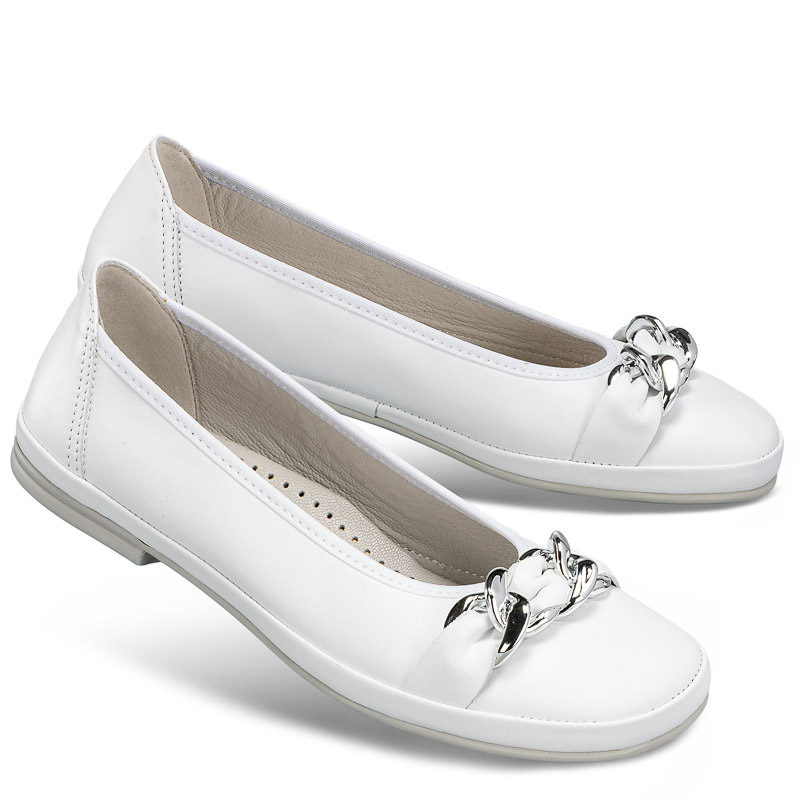 Chaussures de confort Helvesko : modle Aida, blanc