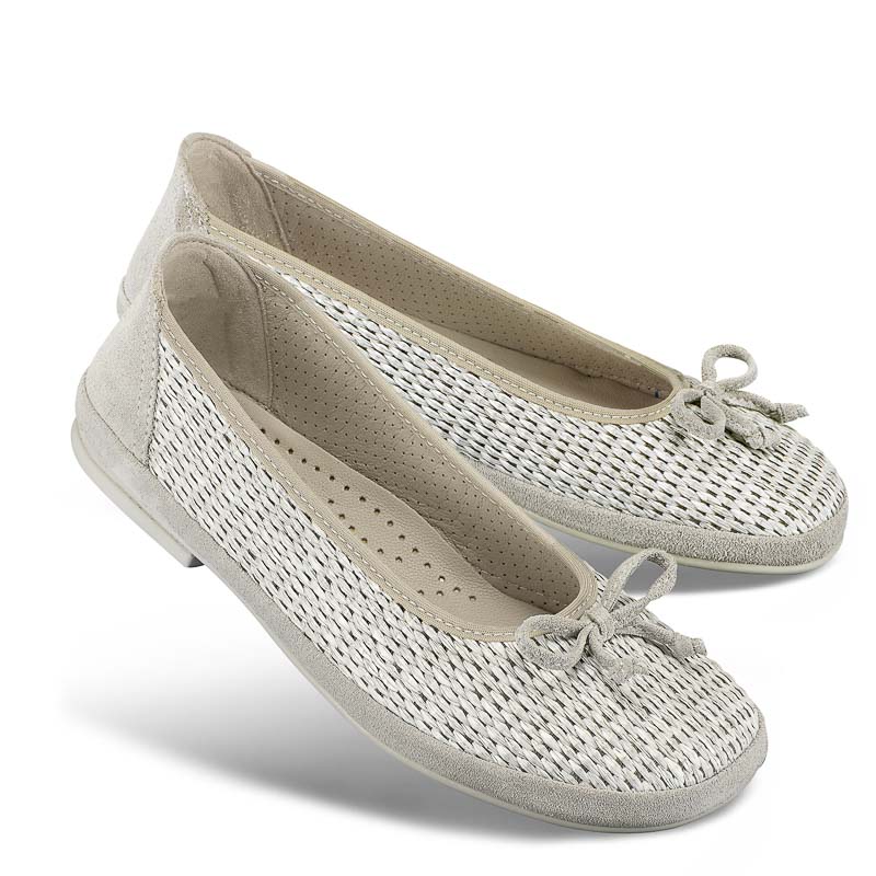 Chaussures de confort Helvesko : modle Aida, gris