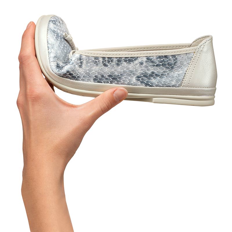 Chaussure confort Helvesko : AIDA, gris (décor python) Image 3