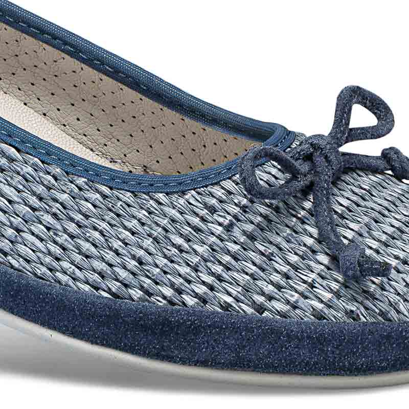 Chaussures de confort Helvesko : modle Aida, bleu Image 3