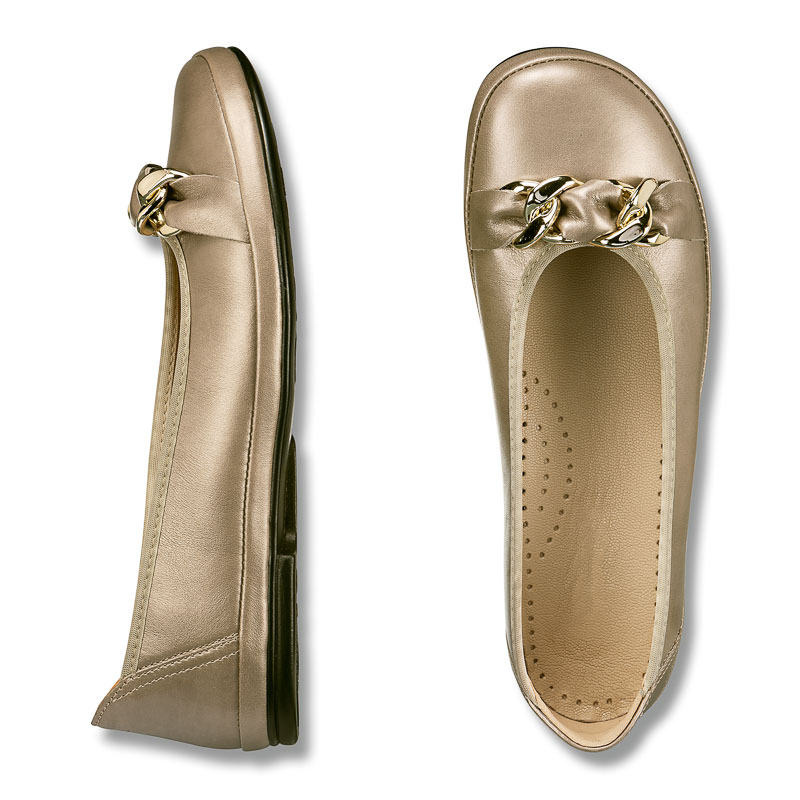 Chaussures de confort Helvesko : modle Aida, bronze Image 2