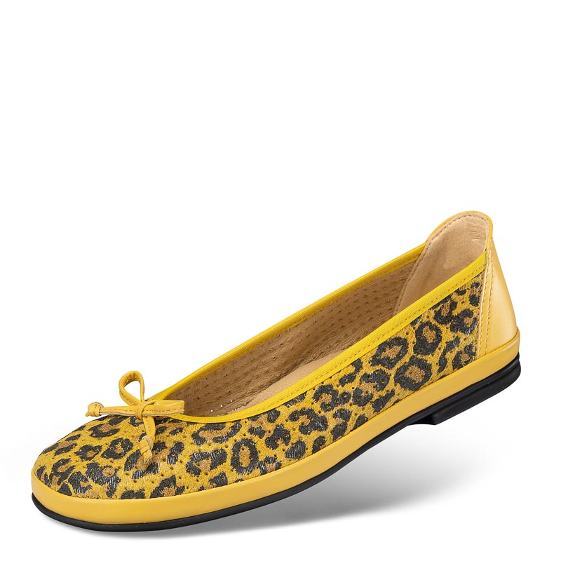 Chaussures de confort Helvesko : modle Aida, jaune