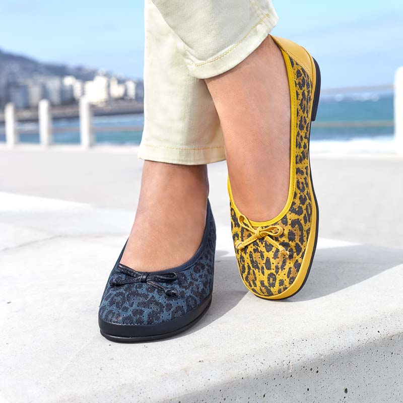 Chaussures de confort Helvesko : modle Aida, jaune Image 2