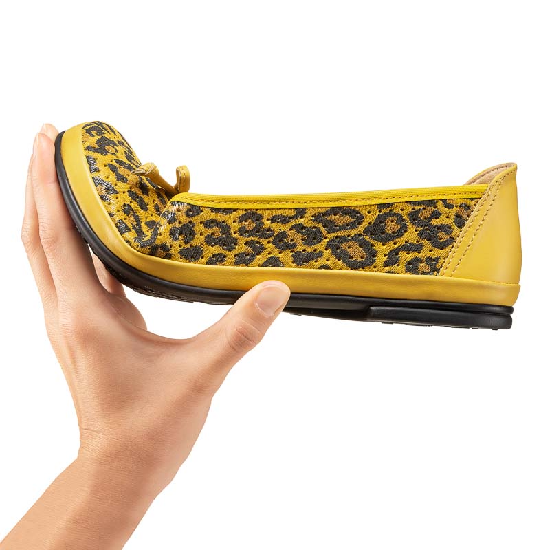 Chaussures de confort Helvesko : modle Aida, jaune Image 3