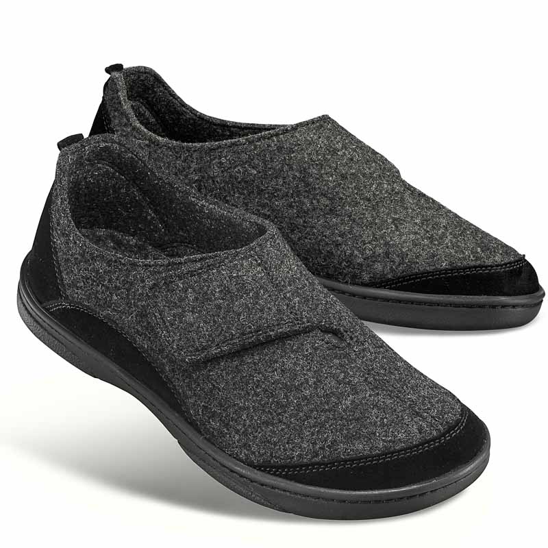 Chaussures de confort Helvesko : modle Ronda, gris