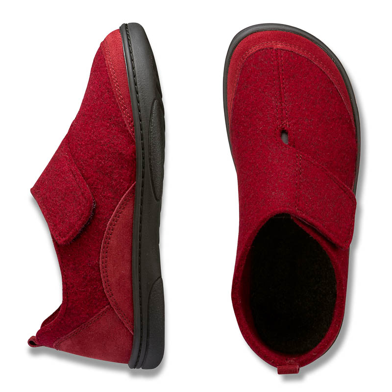 Chaussures de confort Helvesko : modle Ronda, rouge Image 2