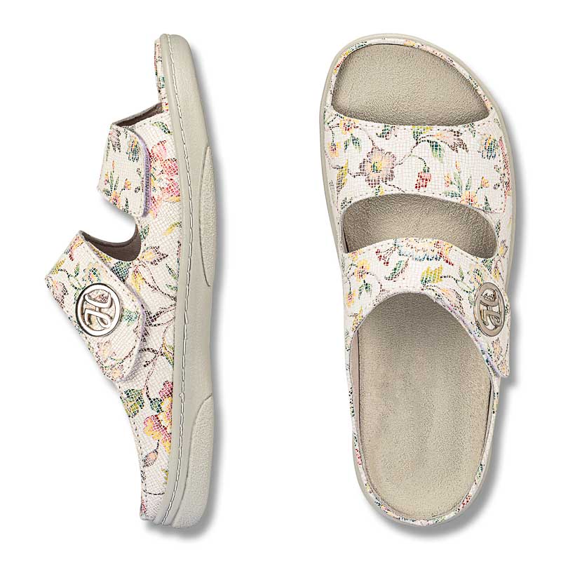 Chaussures de confort Helvesko : modle Malta, blanc multi Image 2