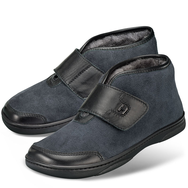 Chaussures de confort Helvesko : modèle Lima, anthracite