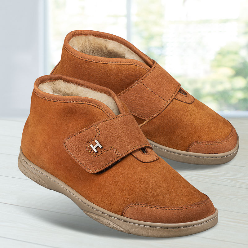 Chaussures de confort Helvesko : mod�le Lima, marron