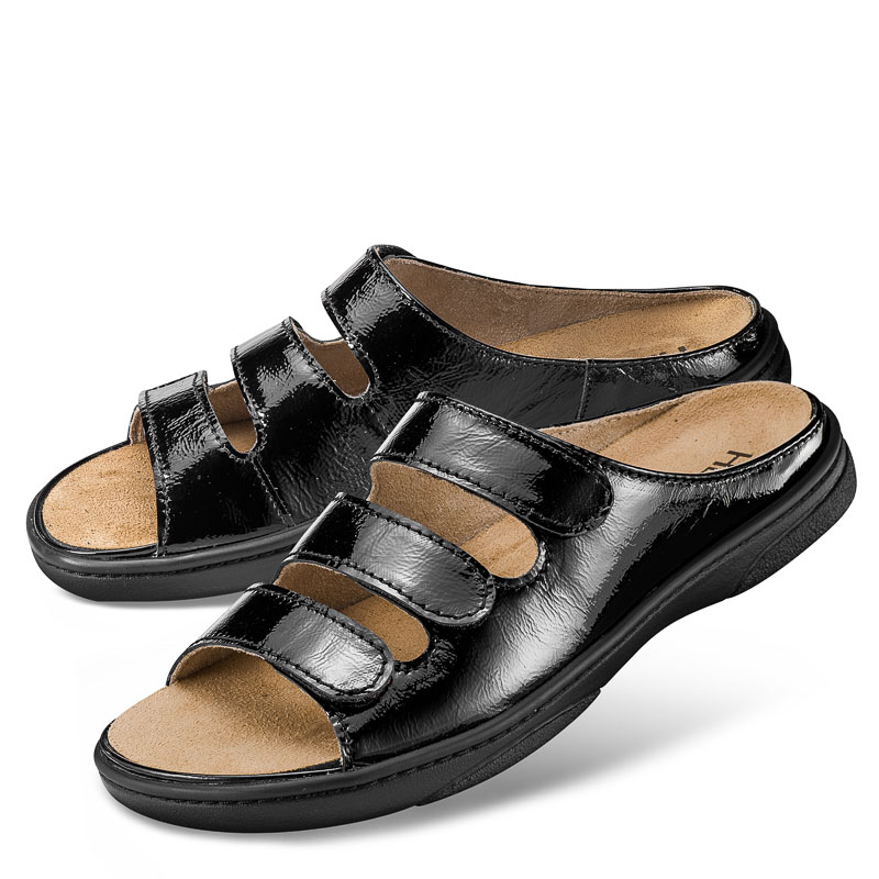 Chaussures de confort Helvesko : modle Xena, noir