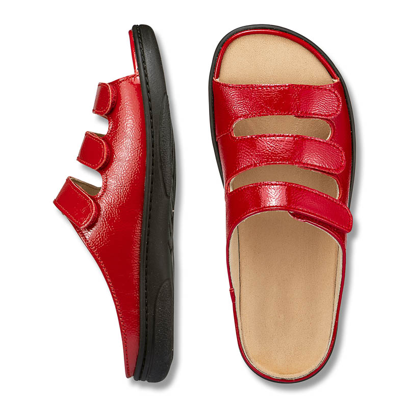 Chaussures de confort Helvesko : modèle Xena, rouge Image 2
