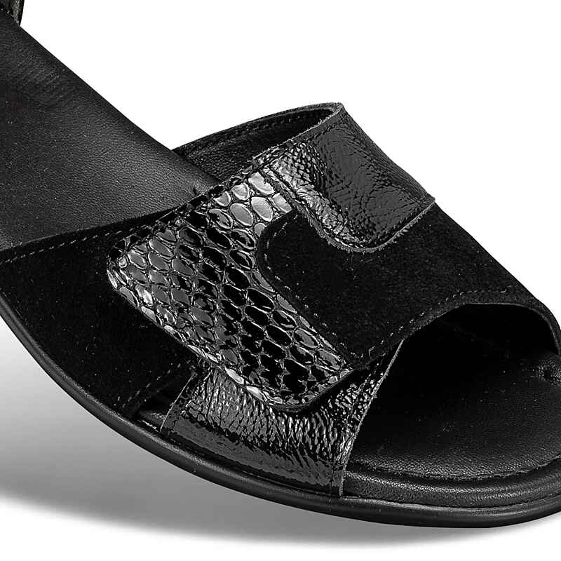 Chaussures de confort Helvesko : mod�le Costa, noir Image 4