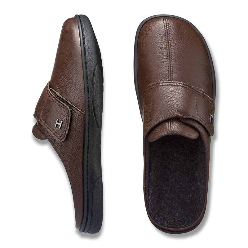 Chaussures de confort Helvesko : modèle Hagen, marron Image 2
