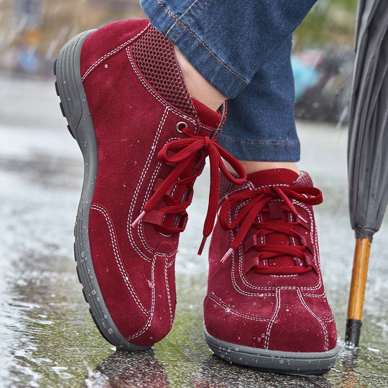Chaussures de confort Helvesko : modle Leeds II Tex, rouge Image 3