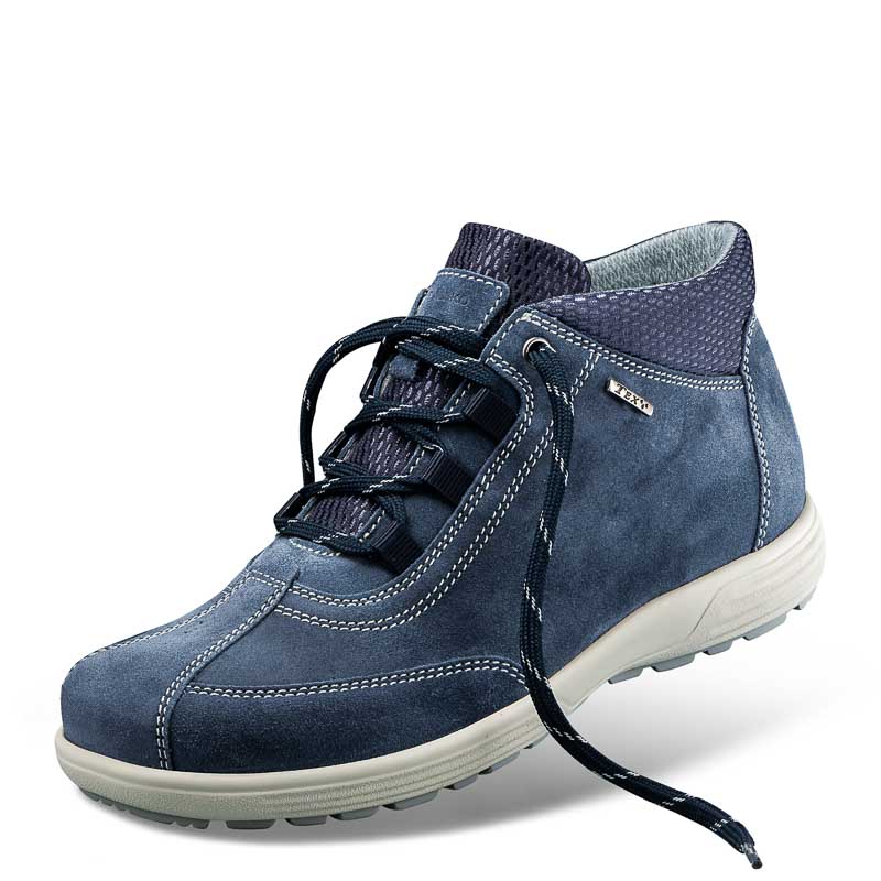 Chaussures de confort Helvesko : modèle Leeds II Tex, bleu