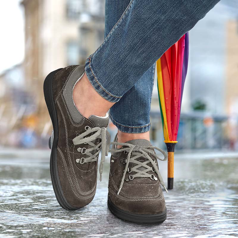 Chaussures de confort Helvesko : modèle Ennis Tex, gris Image 4