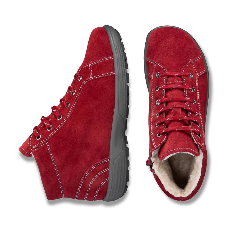 Chaussures de confort Helvesko : modèle Tallinn, rouge Image 2
