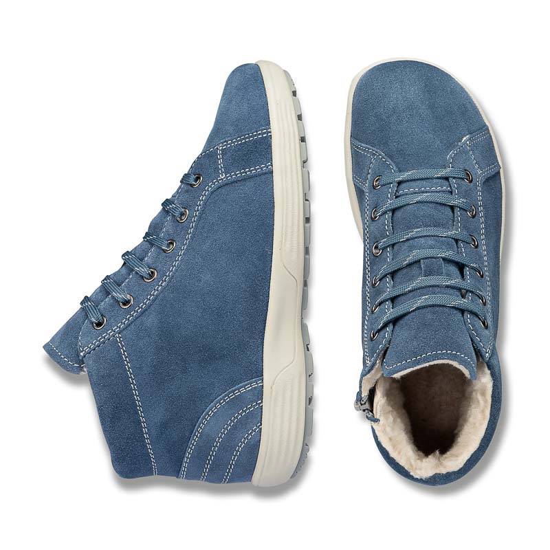 Chaussures de confort Helvesko : modle Tallinn, coloris jean Image 2