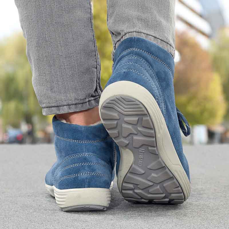 Chaussures de confort Helvesko : modle Tallinn, coloris jean Image 4