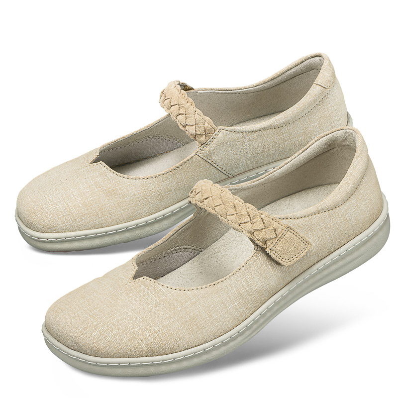 Chaussures de confort Helvesko : modle Eloise, beige